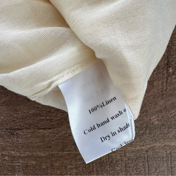 VRG GRL Linen Vest and Short Set - Picture 4 of 6